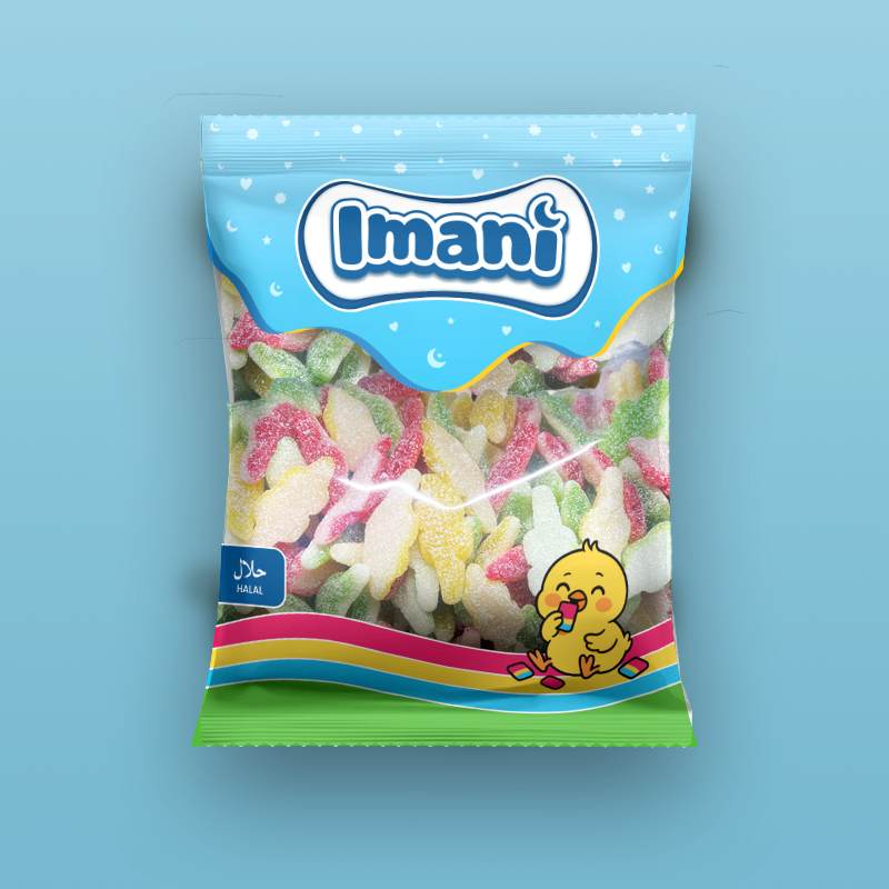 SAURE KROKODILE (500G)