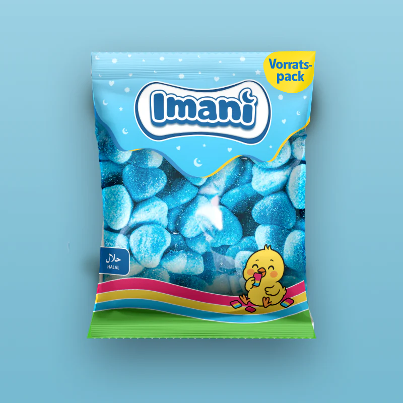 SAURE BLAUBEER HERZEN (500G)