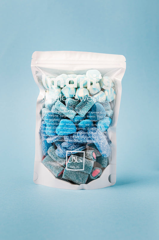 BLAUE TÜTE (500G) - IMANI'S HALAL SWEETS