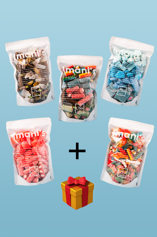 BUNTER MIX (2,5KG) + GESCHENK - IMANI'S HALAL SWEET