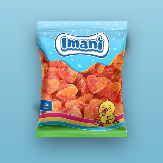 VEGANE PFIRSICHHERZEN (500G)