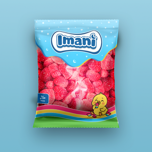 SAURE ROTE HERZEN (500G)