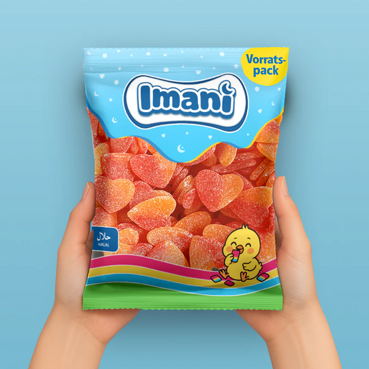 VEGANE PFIRSICHHERZEN (500G)