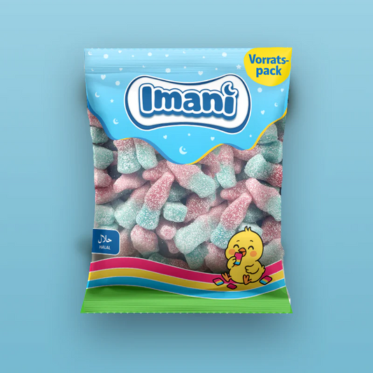 SAURE BUBBLE GUM FLASCHEN (500G)