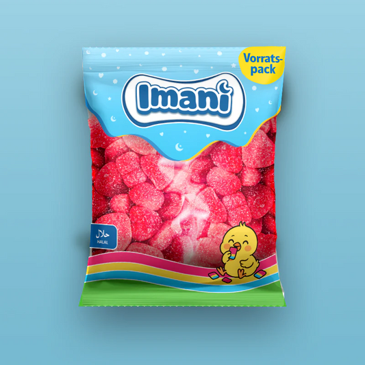 SAURE ERDBEER HERZEN (500G)